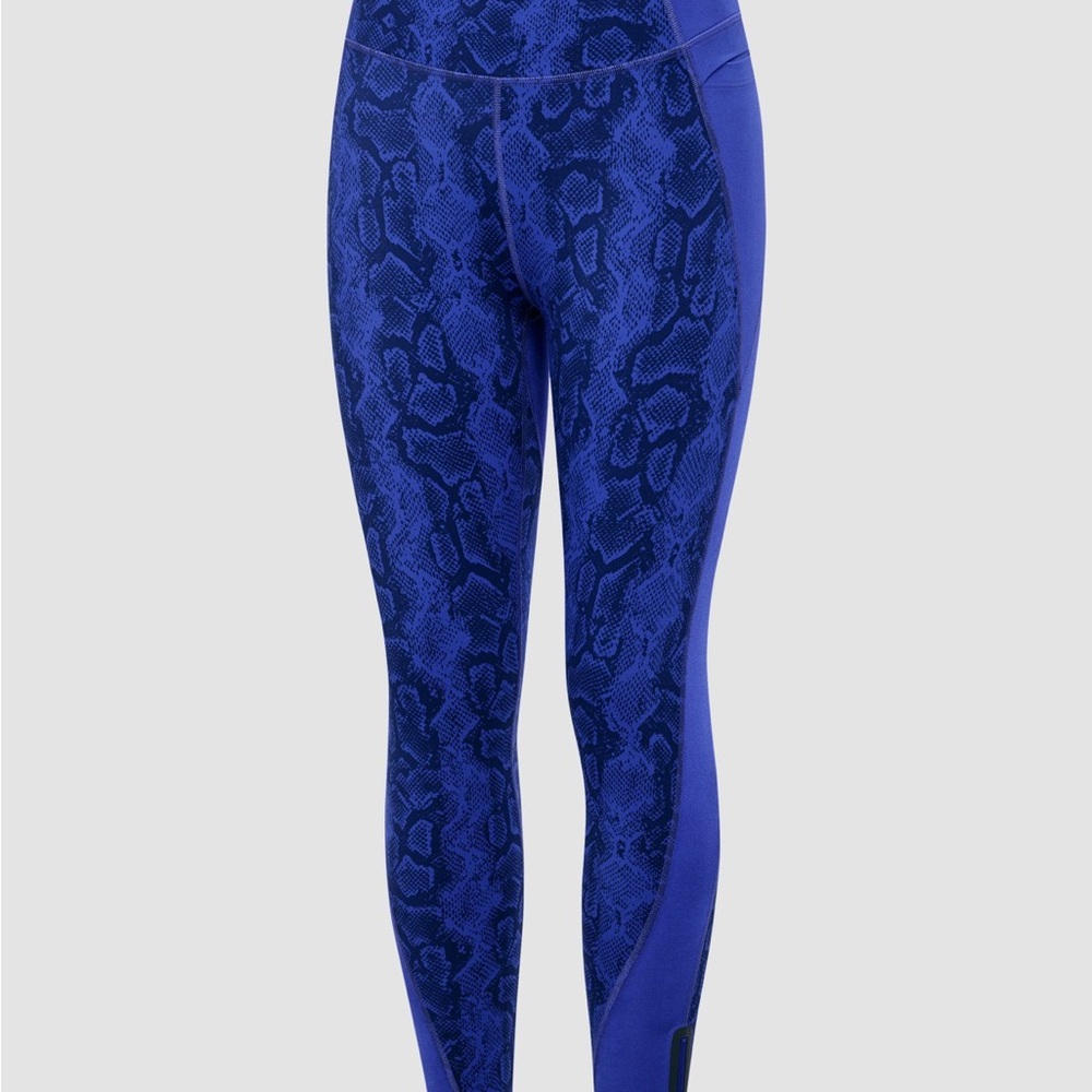 Savage X Fenty Deep Blue Snake-Print Leggings